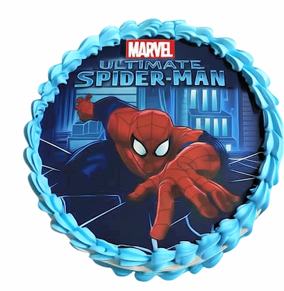 Spiderman cake